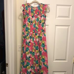 Draper James Pink and Blue Floral  Dress